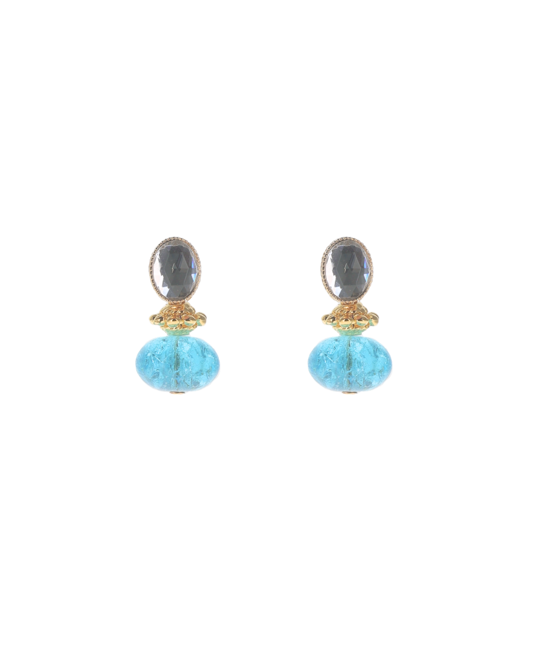 Mini Bright Turquoise Earrings