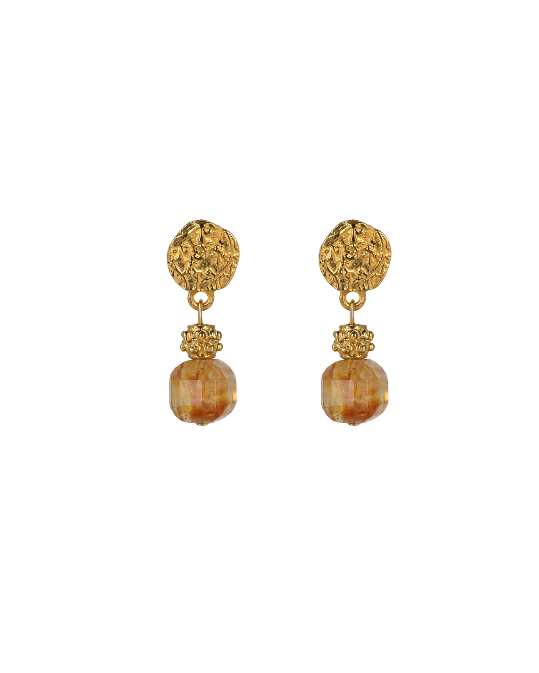Mini Citrine Earrings