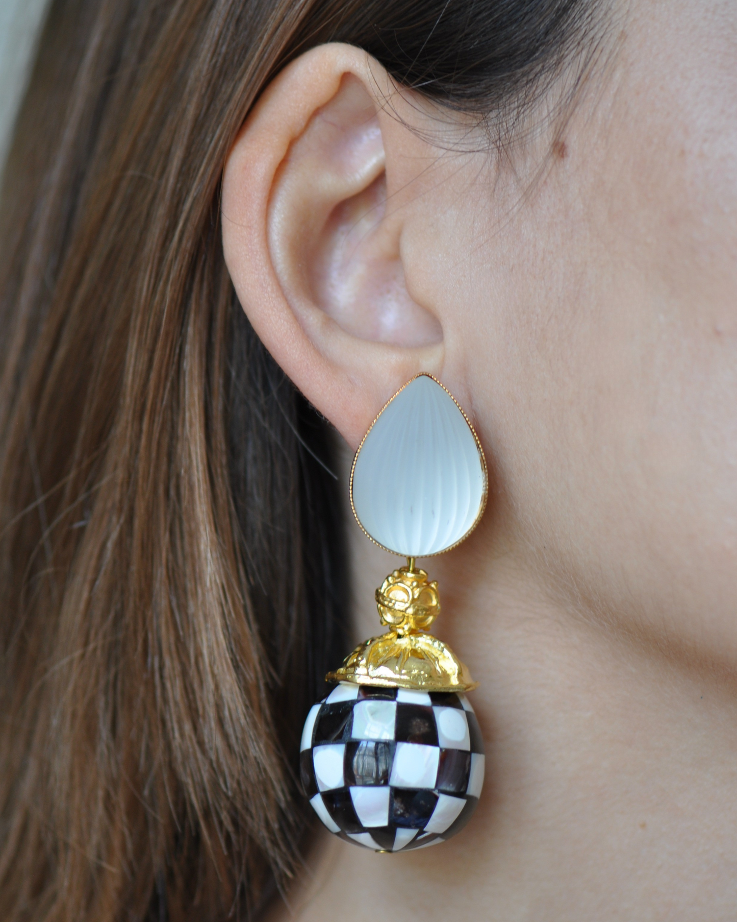 The Checkmate Earrings