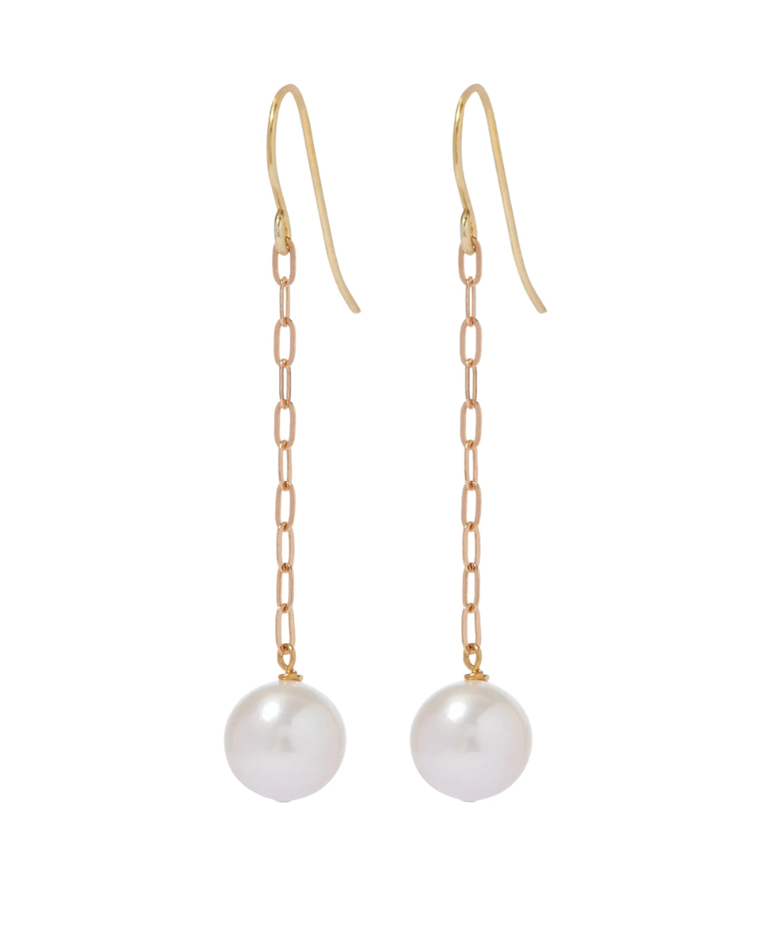 Candida Earrings with One Pearl