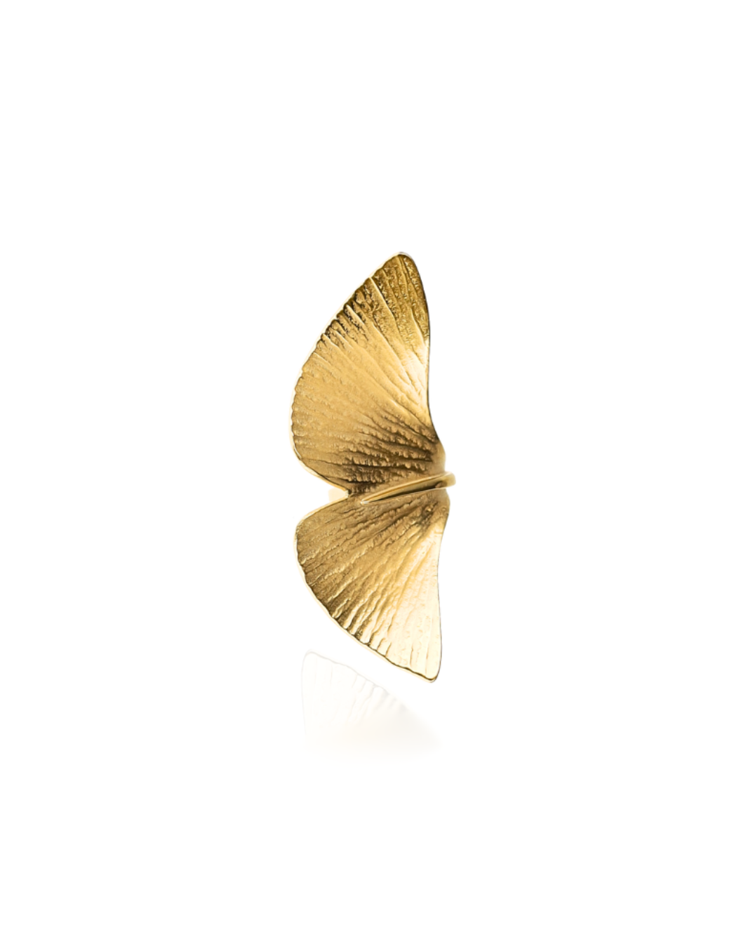Ginkgo Large Leaf Ring