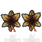 Large / Gold & Black