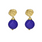 Blue / Gold Coin Top