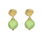 Mint Green / Gold Coin Top
