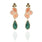 Rose Quartz & Green Turquoise