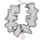 Oxidised Silver / White