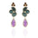 Green Turquoise & Amethyst