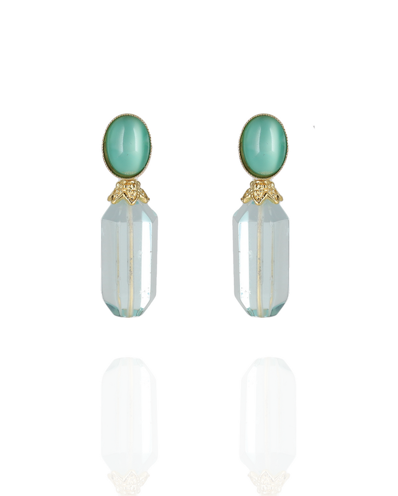 Aqua Earrings