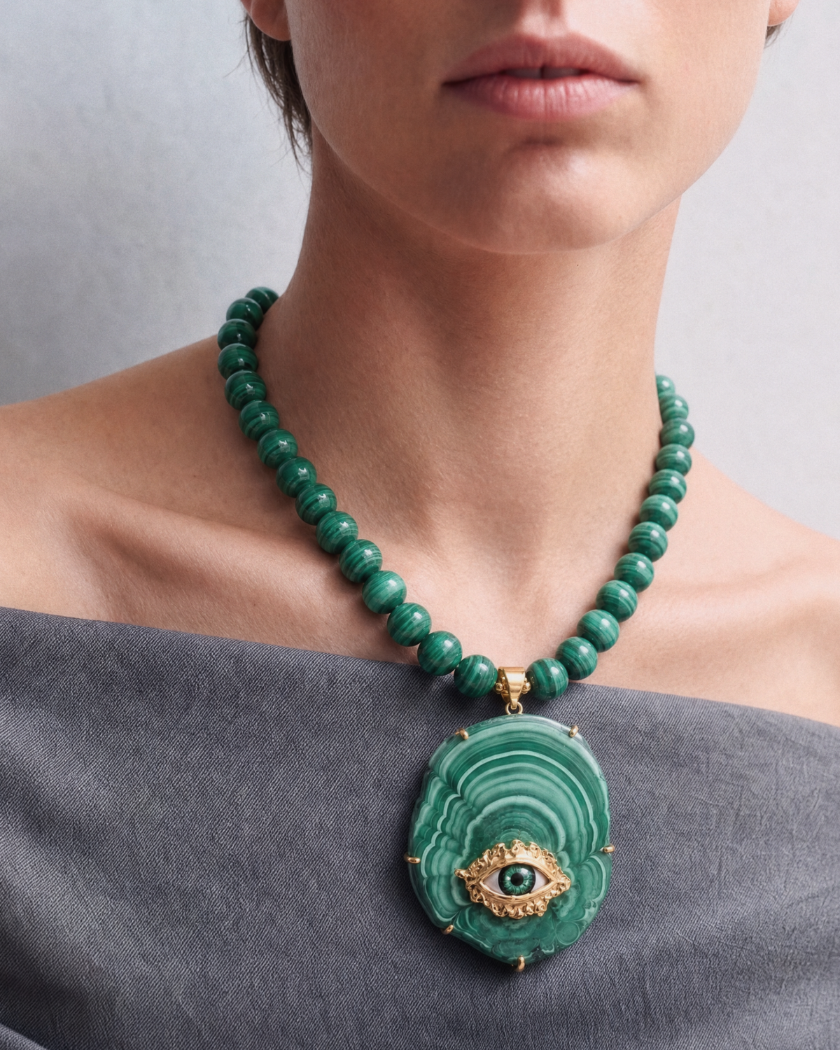 Malachite Necklaces