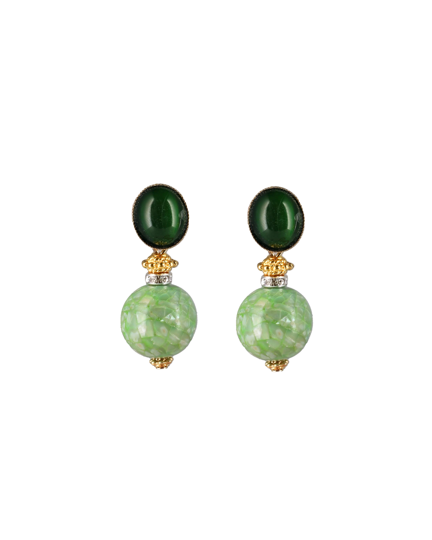 Evie Green Earrings