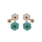 White & Turquoise
