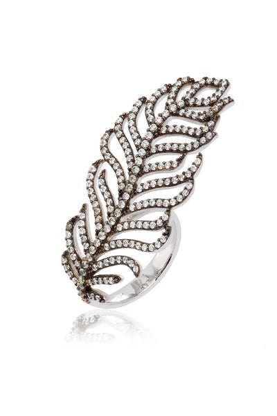 Pandora feather ring - $45 (64% Off Retail) - From Morgan