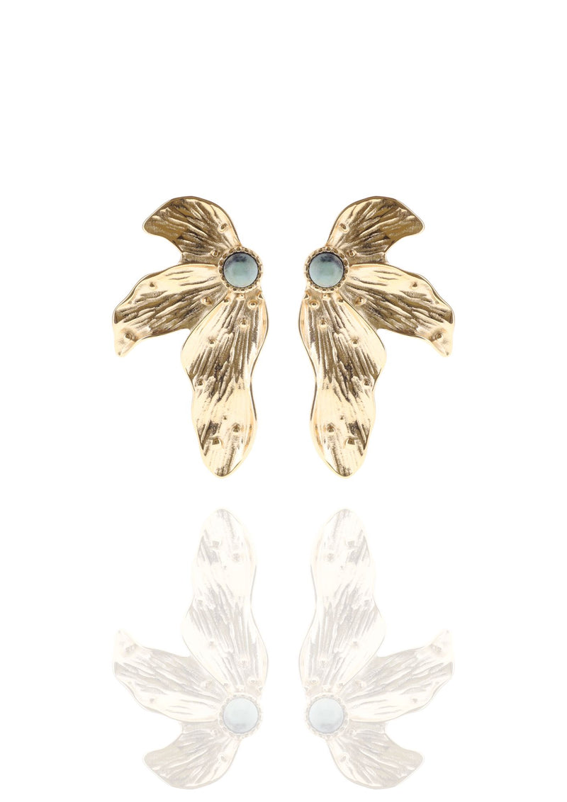 Palm Leaf Earrings