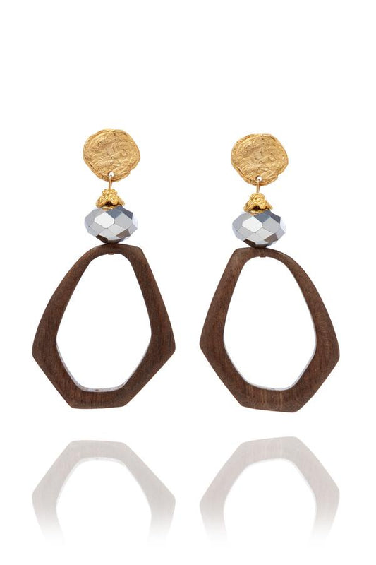Isolde Wooden Earrings