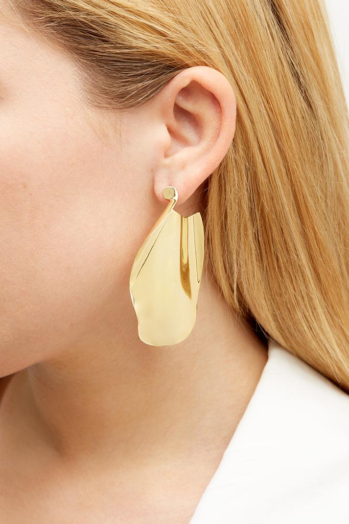 Orelia Gold Statement Earrings